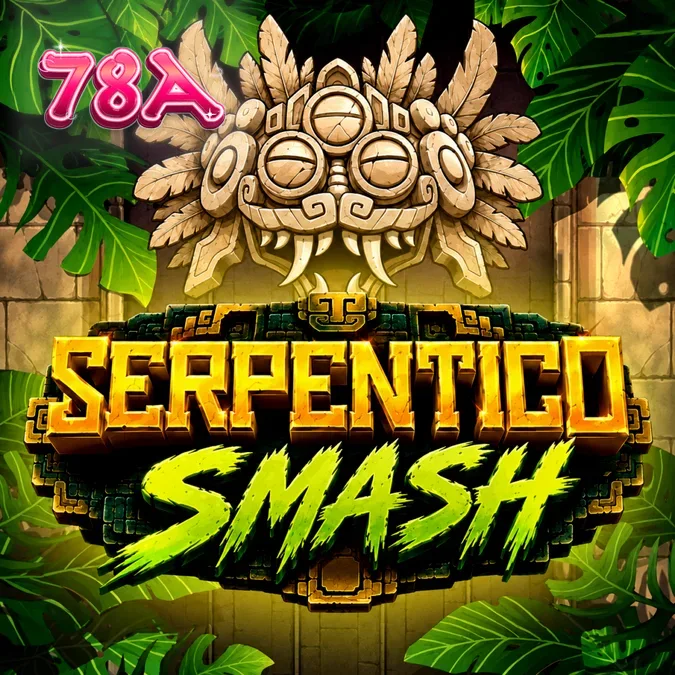 Interface do jogo de slot Serpentico Smash com temática de ruínas